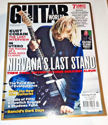 Guitar World October 2003 Nirvana 's Last Stand/Evanescence/Cradle Filth/Rancid