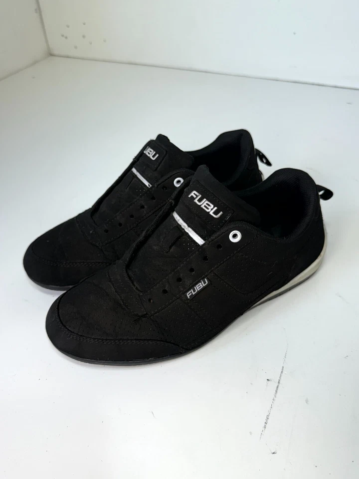 Fubu Kole II Womens Sneaker US 7 Black Memory Foam Lace Up Athletic Leisure - Image 3 of 4