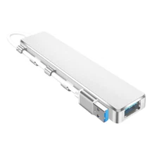 Multiport HUB USB Docking Station Adapter Splitter With Type-C Power Supply Port
