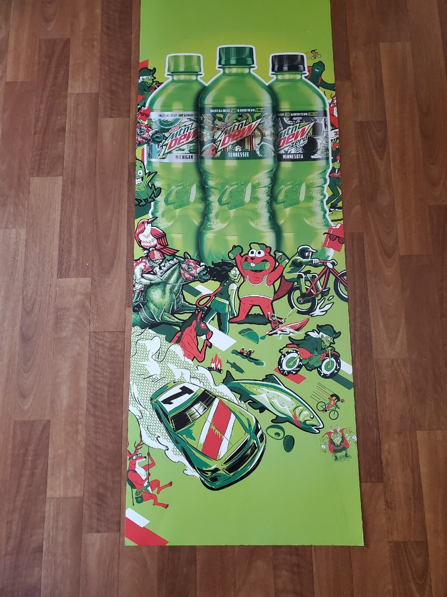 HUGE 2020 Mountain Dew Dewnited States Paper Stock Advertisement