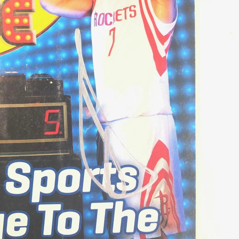 Jeremy Lin Signed Sports Illustrated Magazine PSA/DNA Houston Rockets Autographe - Imagem 2 de 3