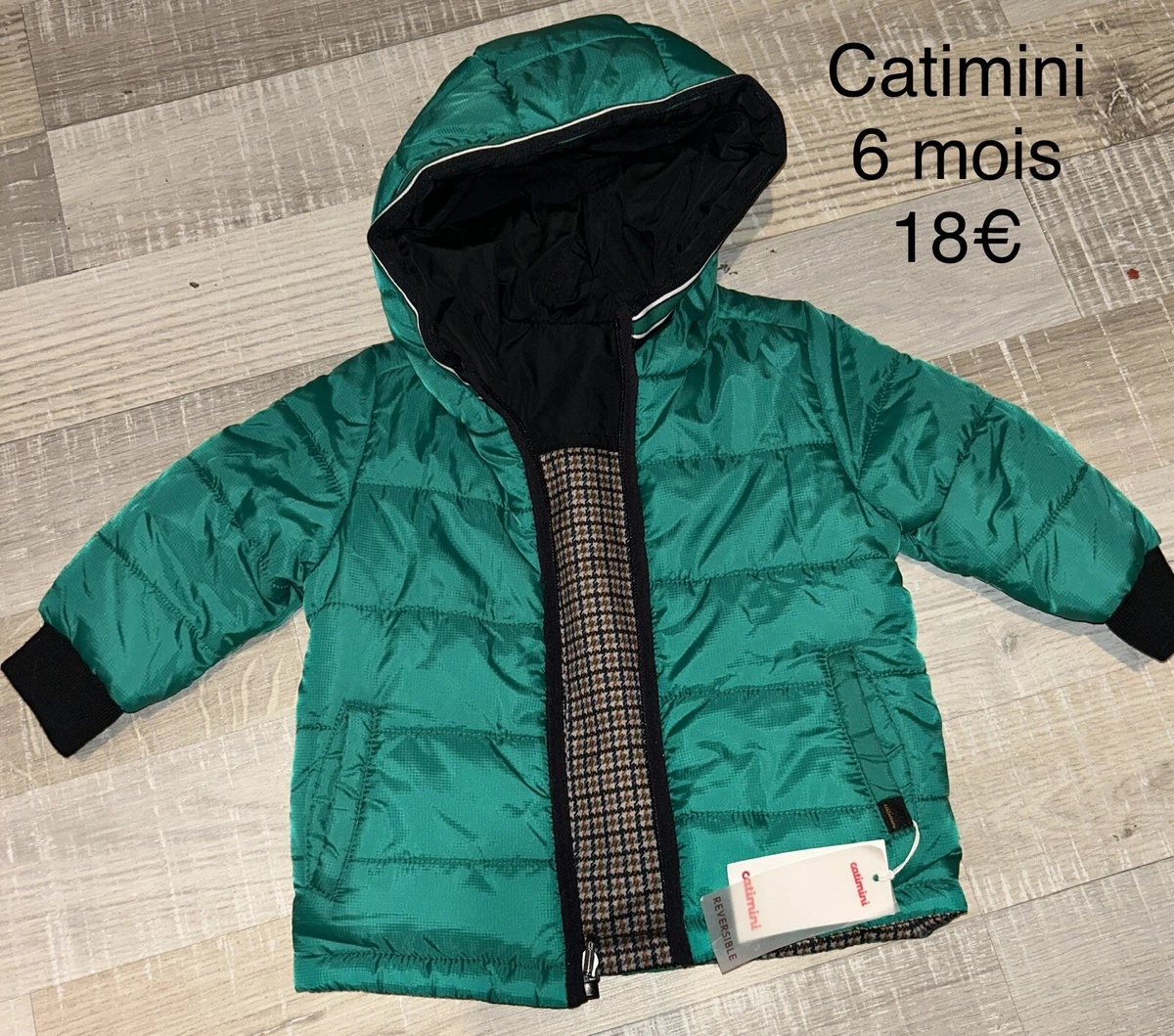 Cardigan à Capuche Réversible Catimini – Taille 2 Ans – Très Bon état