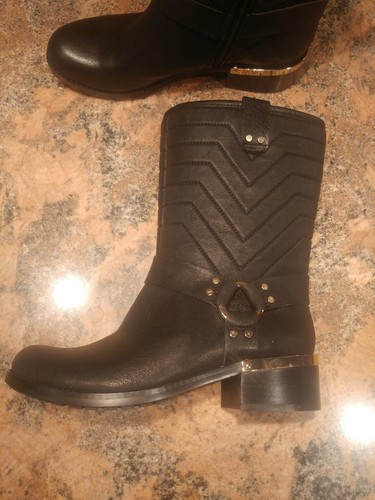 Vince Camuto Wadima Moto Biker Leather 