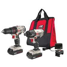 Porter Cable PCCK604L2 - 20V MAX* Cordless Drill/Impact Driver 2-Tool Combo Kit