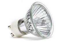 Status 50W Dimmable GU10 Halogen Spot Lamp Bulb 2,000hrs & D Energy Rated 2 Pack