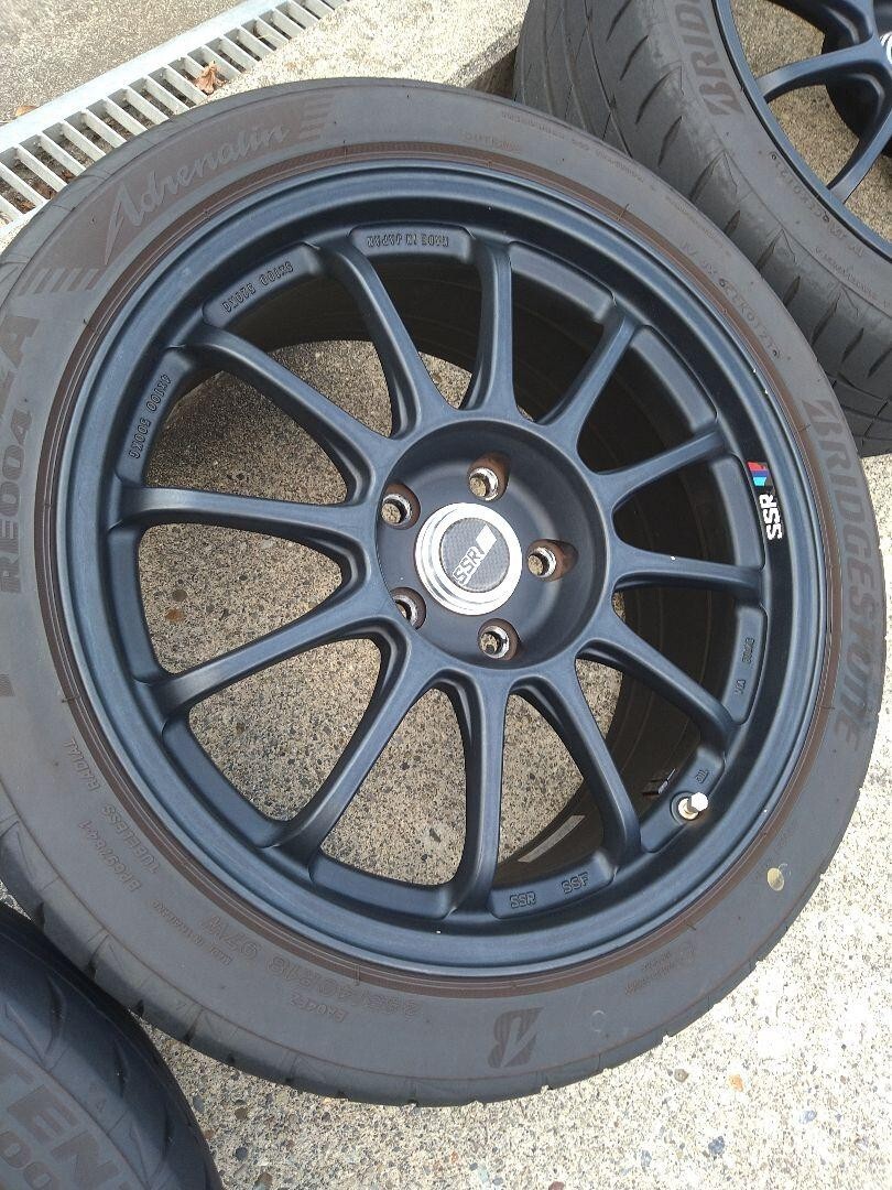 JDM SSR Type F 4Wheels 18inch 8.5J +48 5H-114.3 NO TIRE | eBay