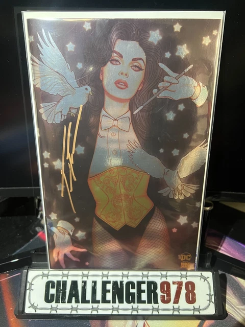ZATANNA Bring Down the House #3 Jenny Frison VIRGIN FOIL SIGNED w/ COA 