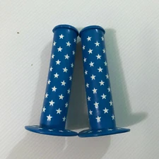 Blue Grips Star Old School BMX Bicycle Kuwahara GT Redline Mongoose Hutch Haro