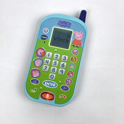 Peppa Pig VTech Let's Chat Learning Phone Pretend Play Toy For