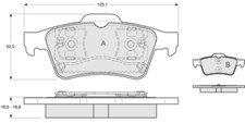 Plaquette de frein Ford KUGA