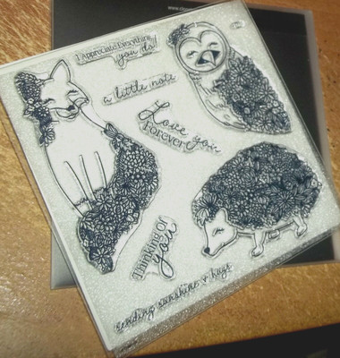 CTMH S2110 WILDFLOWER FRIENDSHIP ~ Owl, Fox, Hedgehog,I appreciate everything