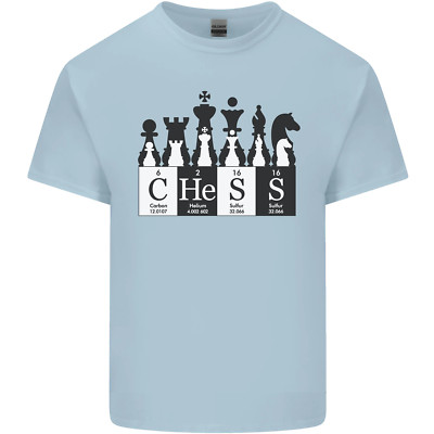 Chess Elements Periodensystem Kinder T-Shirt Jungen Mädchen