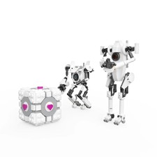 P-body and Atlas Building Block Set GLaDOS Game Robots Toy Birthday Gift 466 PCS