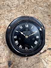 Antique / Vintage Motor  Car Clock “ Empire Electric” 12volt Made England C1930s
