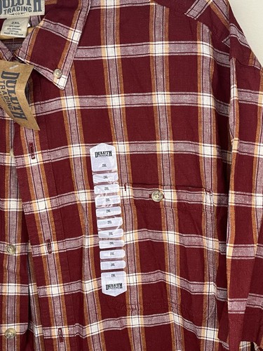 Duluth Trading NWT's Short Sleeve Plaid Button Up Size 2xl - Picture 4 of 6