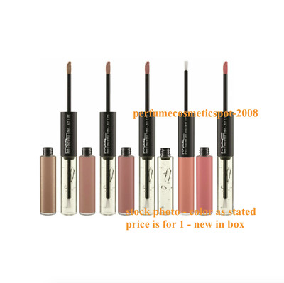 NEW IN BOX MAC PRO LONGWEAR LONG-LAST LIPS  .22 OZ / 6.8 g SELECT YOUR COLOR
