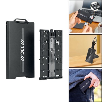Multi-functional Storage Case 18 Slots Memory Card Box SD MicroSD Card Holder