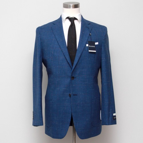44L Jos A BANK Tailored Fit Check Sportcoat Blazer E01055