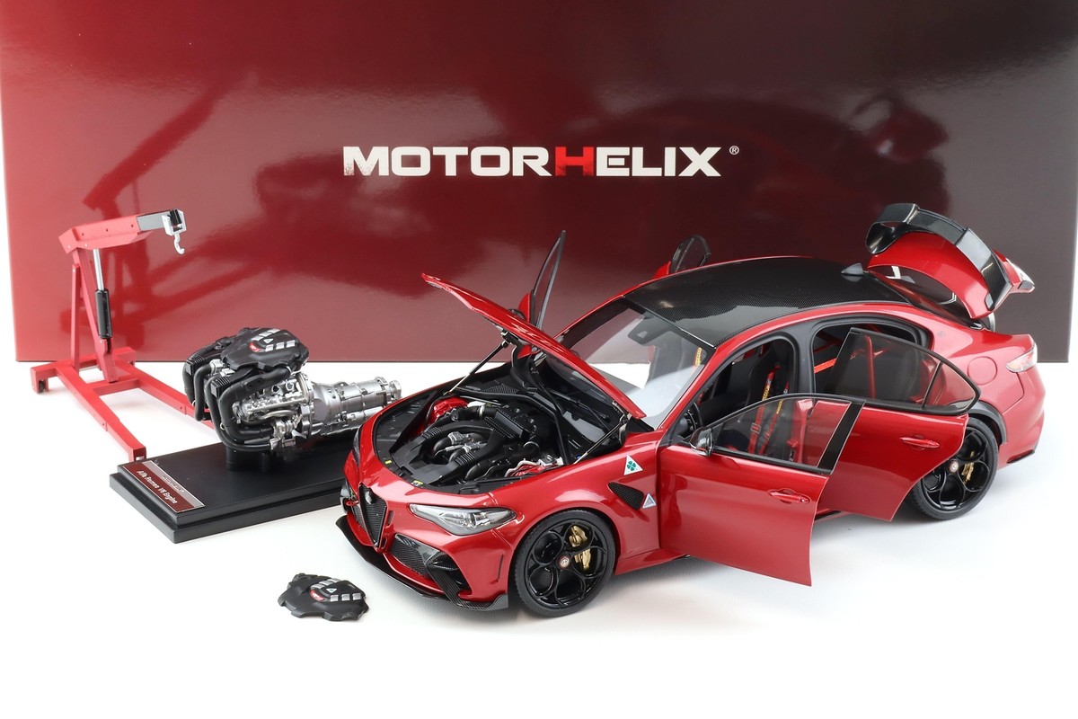 自動車 WHITEBOX Alfa Romeo Giulia 1:18 Red WhiteBox 1:24
