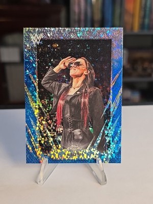 2026 Topps Chrome WWE #184 Alba Fyre Blue Mini Diamonds 097/150