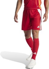 Adidas Men's Tiro 24 Shorts, Team Power Red/White, Medium Inseam