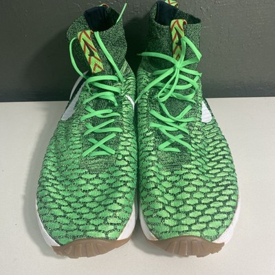 NIB Nike Air Mens Size 10 Footscape Magista Flyknit 'Poison Green' NEW Shoes