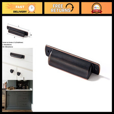 10 Pack Oil Rubbed Bronze 2.5" Drawer Pulls Cup Handles Kitchen Cabinet Hardware