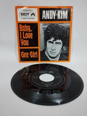 Andy Kim, Baby, I love you, Gee Girl, Single, 7''Zoll, Vinyl, Schallplatte