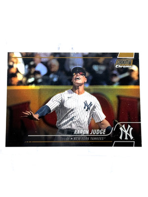 2022 Topps Stadium Club Chrome Gold Refractor 15/50 Aaron Judge #161