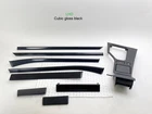 ✅✅✅GENUINE E39 INTERIOR CUBIC GLOSS BLACK TRIMS STRIPS SET LEFT HAND DRIVE AA