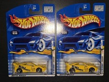 Lot Of 2 2001 Hot Wheels #36 First Editions 24/36 TOYOTA CELICA Yellow NEW