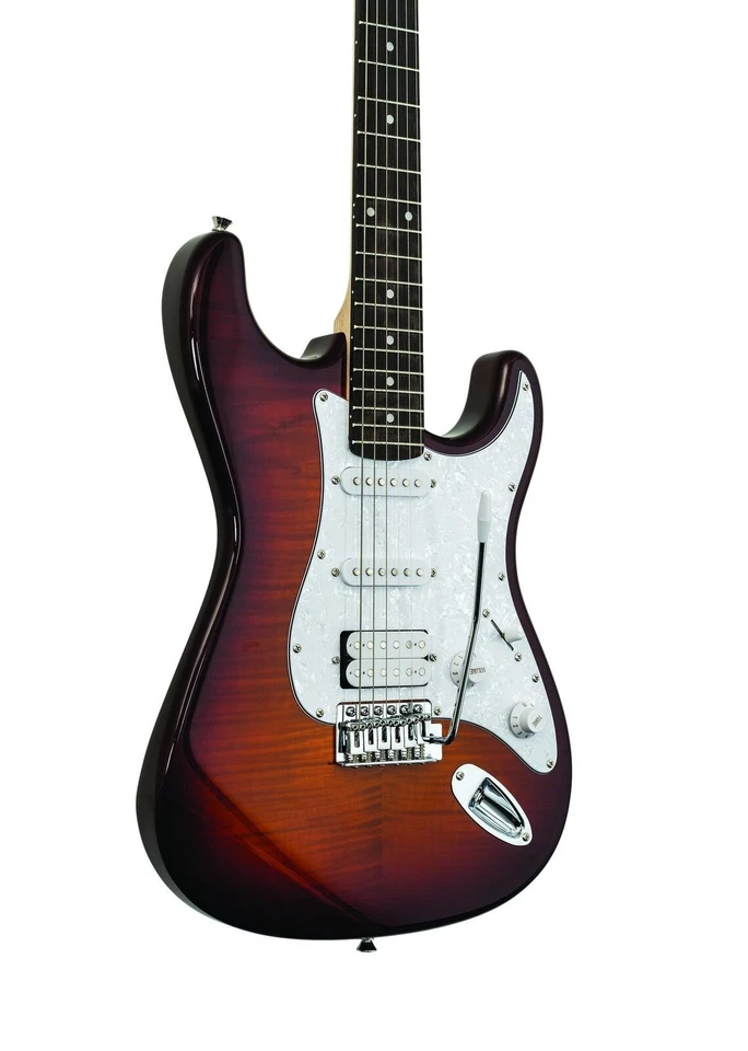Washburn Sonamaster Deluxe Electric Guitar - Sunburst - SFDSB-U - Image 3 of 4