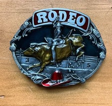 Rodeo Belt Buckle- 1985 Siskiyou - Buckle Co..Inc - Williams Oregon