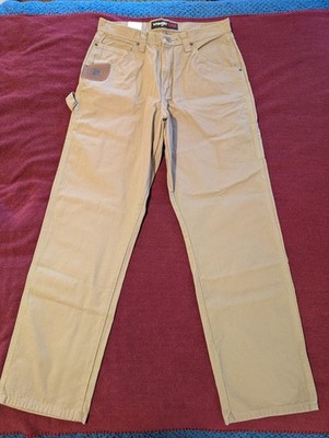 Wrangler Men's Riggs Workwear Carpenter Work Pants Green/Gray Size 32x32