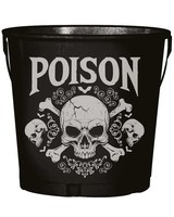 Halloween Gothic Skull &Quot;;Poison&Quot;; Metall BehäLter Als GeträNkeküHler