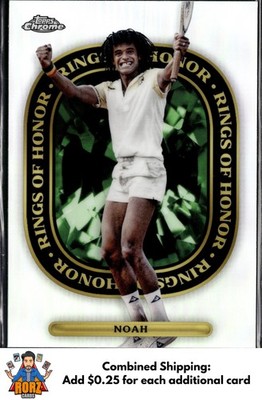 2021 Topps Chrome Tennis #ROH-18 Yannick Noah Rings of Honor Refractor