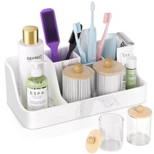 Marble Bathroom Countertop Organizer - Silicone Bathroom Vanity Countertop Or...