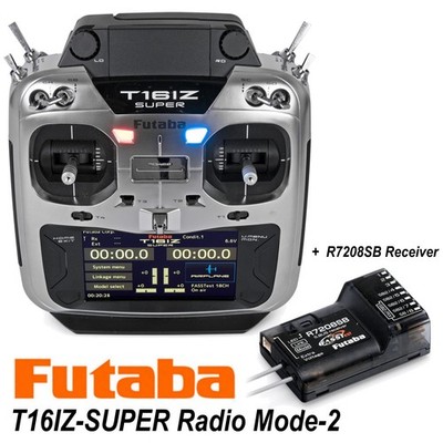 Futaba FP05003195-3 T16IZ-SUPER Mode-1/2/3/4 - R7208SB Empfänger