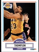 1990-91 Fleer #95 Mychal Thompson