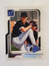 NOAH SCHULTZ 2026 Donruss CLEARLY DONRUSS RATED PROSPECT #183 White Sox