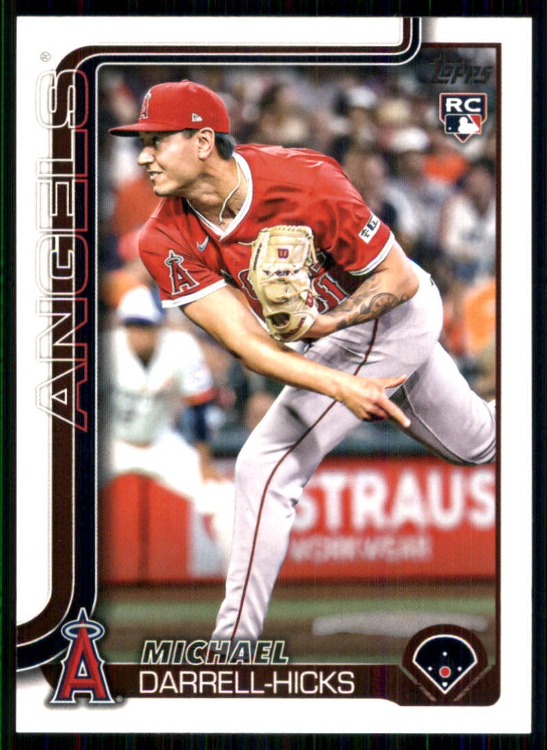 2025 Topps Update #US319 Michael Darrell-Hicks RC Los Angeles Angels TW3744
