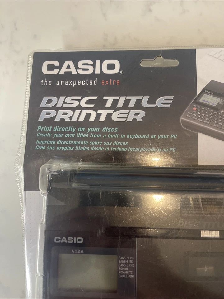 New Casio CW-K85-L  Disc Title Printer Compact Disc CD DVD Printer - Image 3 of 4