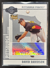 2008 Topps Baseball Co-Signers David Davidson #102 Auto RC Pittsburgh Pirates