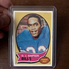 1970 Topps #90 O.J. Simpson RC Buffalo Bills