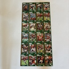 1994 BUMBLE BEE MIAMI HURRICANES UNCUT SHEET DWAYNE ROCK JOHNSON RAY LEWIS 