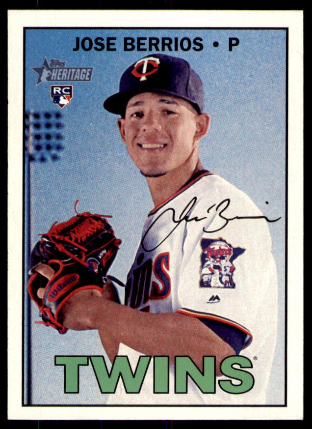 2016 Topps Heritage #709 Jose Berrios RC