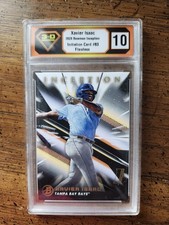 2023 Bowman Inception Baseball Xavier Isaac Base Initiation #83