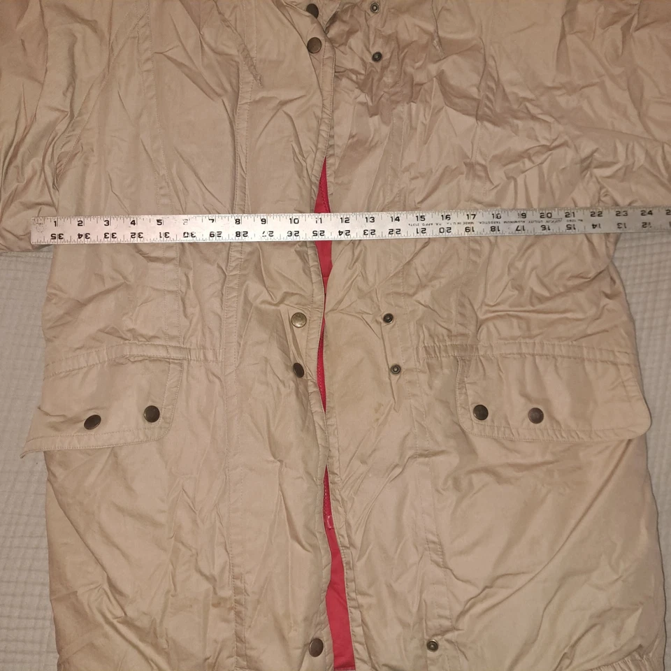 Vintage Cyclone Goose Down Blend Filled Long Winter Coat Size 10 - Image 3 of 4