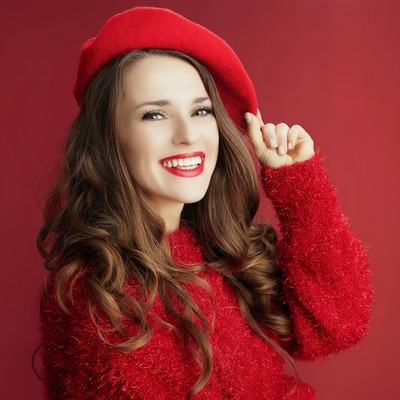 French Wool Black Beret Hats for Women Man Solid Color 