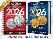 New 2026 Official Red Book Price Guide United States US Coins Spiral + Blue Book